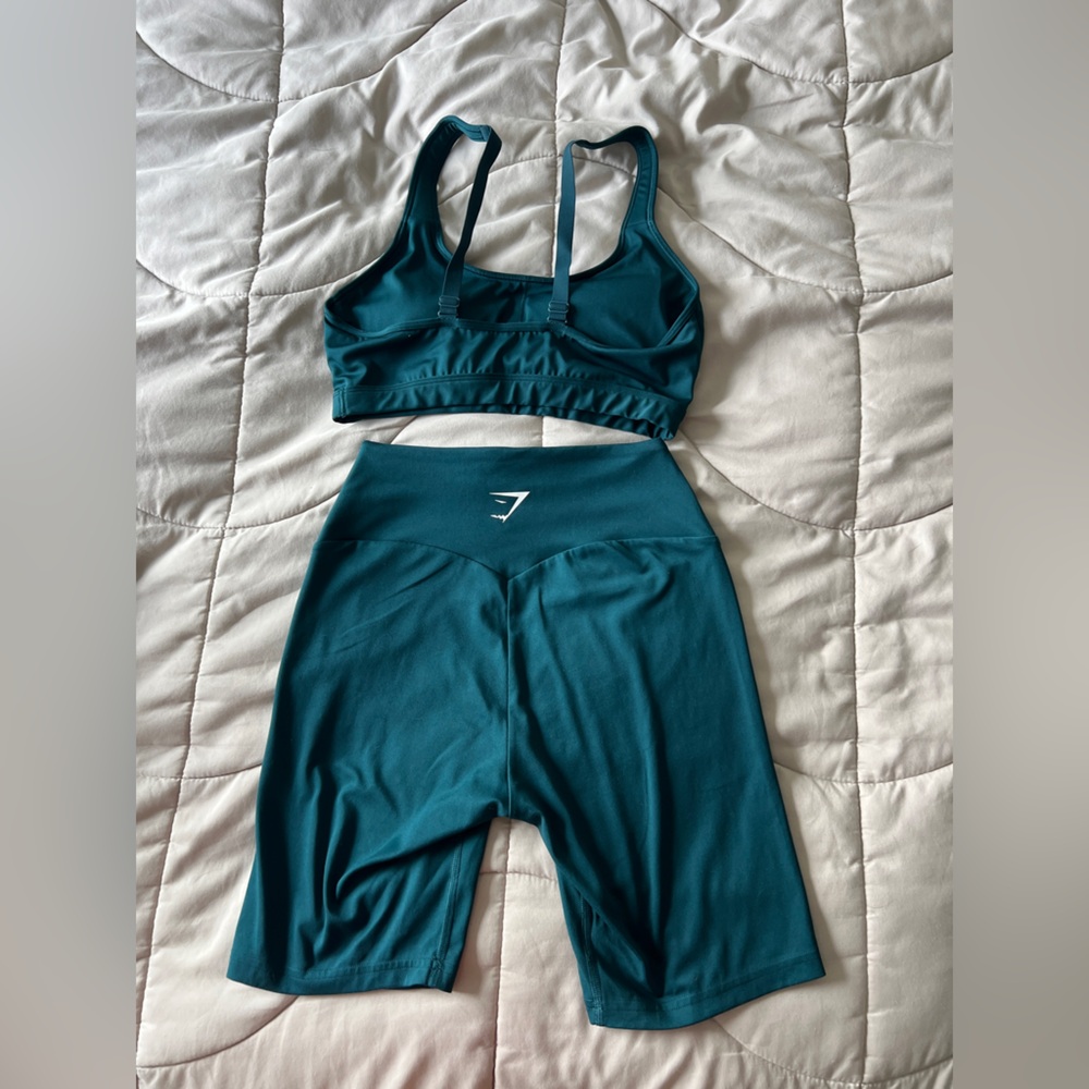 GYMSHARK Teal Workout Set - Picture 5 of 5